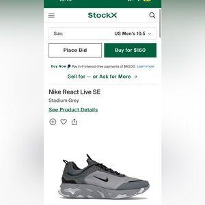 Nike React Live SE